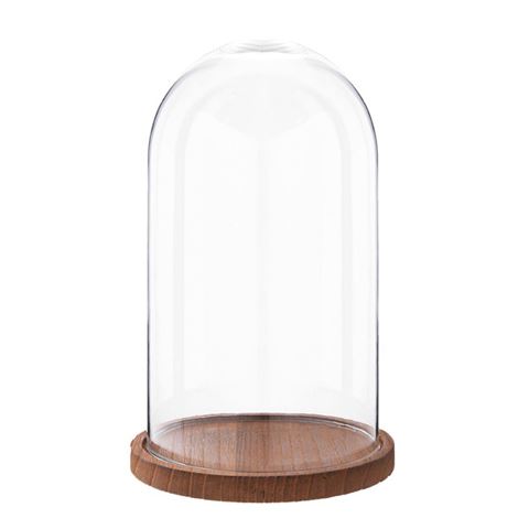 Clayre eef stolp 6gl1946 transparant 16x28 cm