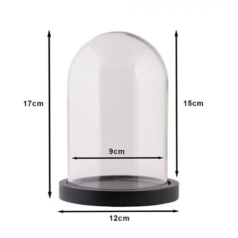 Clayre eef stolp 6gl2168z transparant 12x17 cm