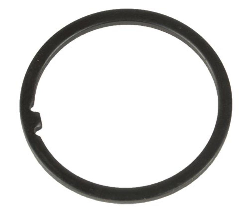Hzb balhoofdvulring 1-1 8 inch 25,4 mm oversized zwart 5 stuks 6500062