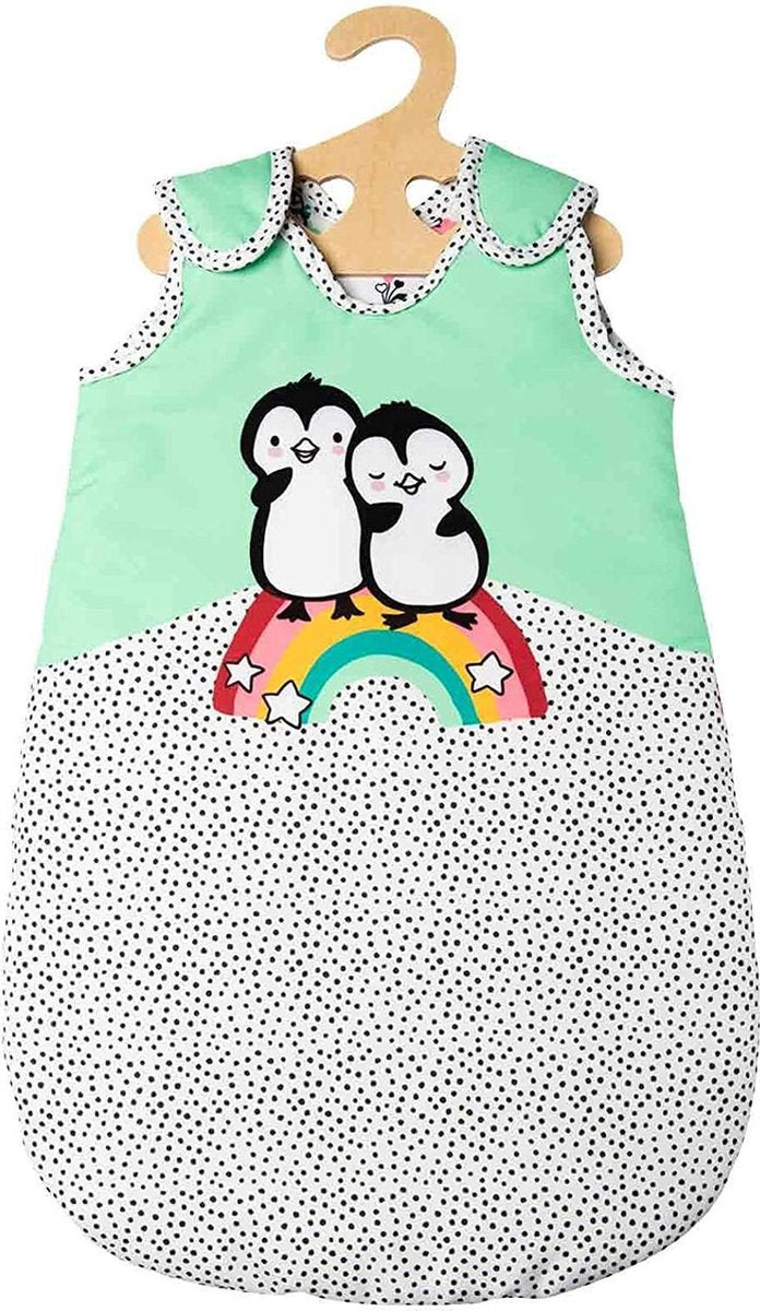 Heless poppen slaapzak pinguin, 28-35 cm