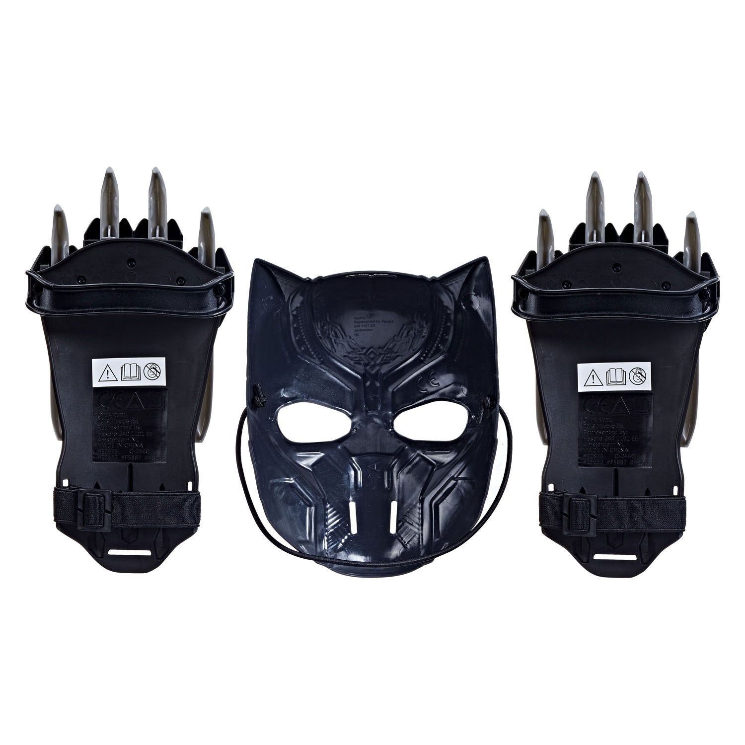 Black panther strijder pakket - masker en handschoenen