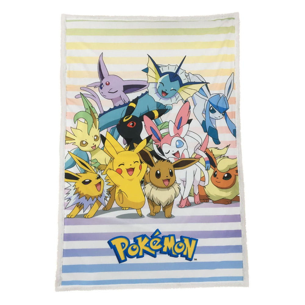 Pokémon pokemon evolutions fleeceplaid 100x150cm