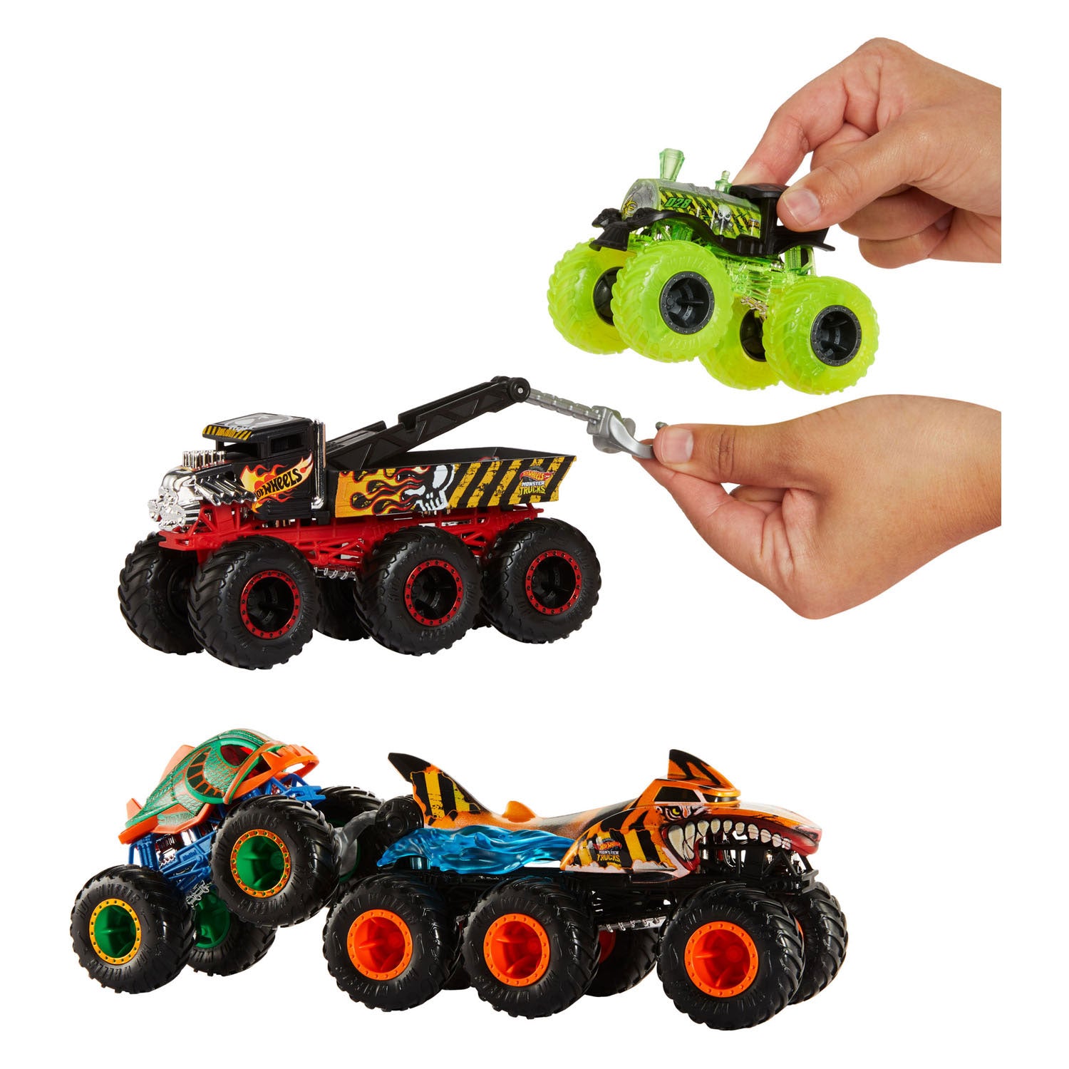 Hot wheels monster trucks monstertrucks assortiment grote installaties