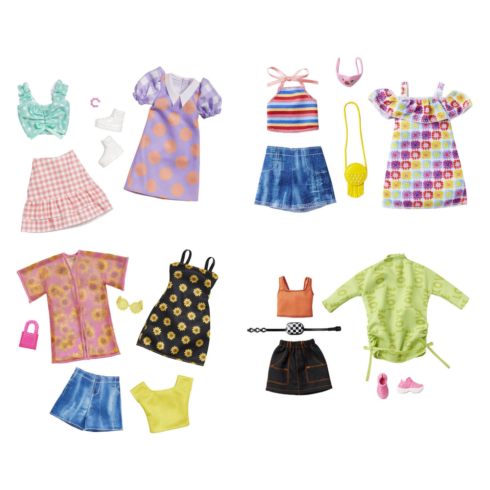 Mattel barbie modepopkleding en accessoires