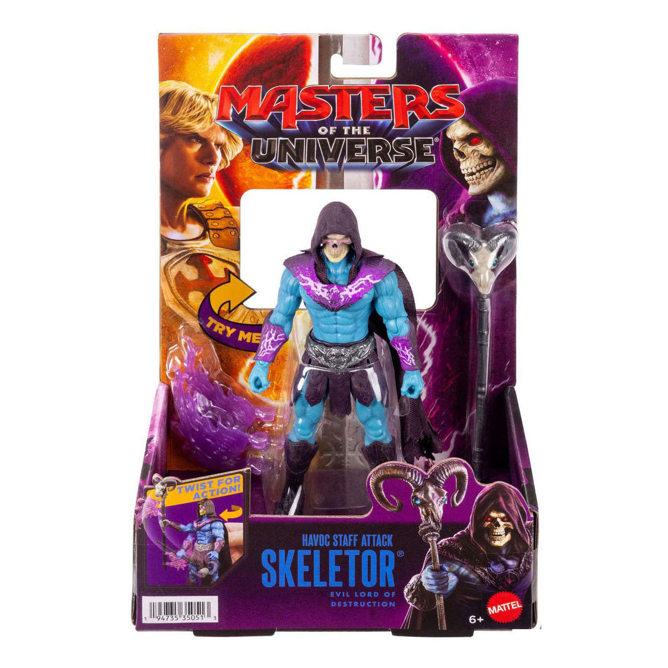 Masters of the universe actiefiguur feature skeletor - 14cm