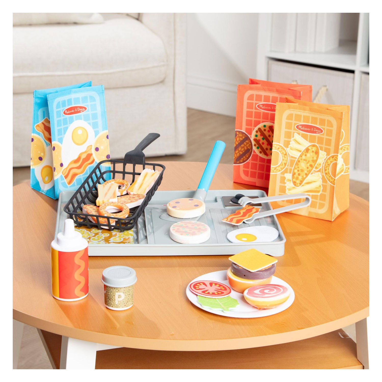 Melissa doug – water wow! frituur speelset – magisch koken met water