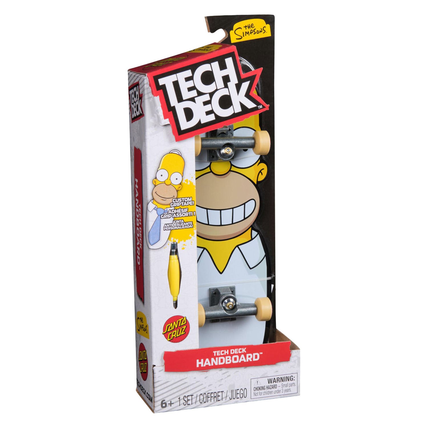 Tech deck , the simpsons handboard, authentieke miniskateboards (alleen voor gebruik met de hand)