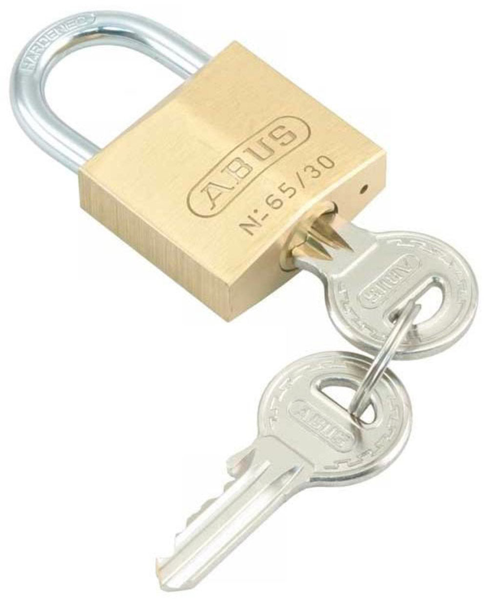 Abus Messing hangslot 65 30mm Goud - 4cm