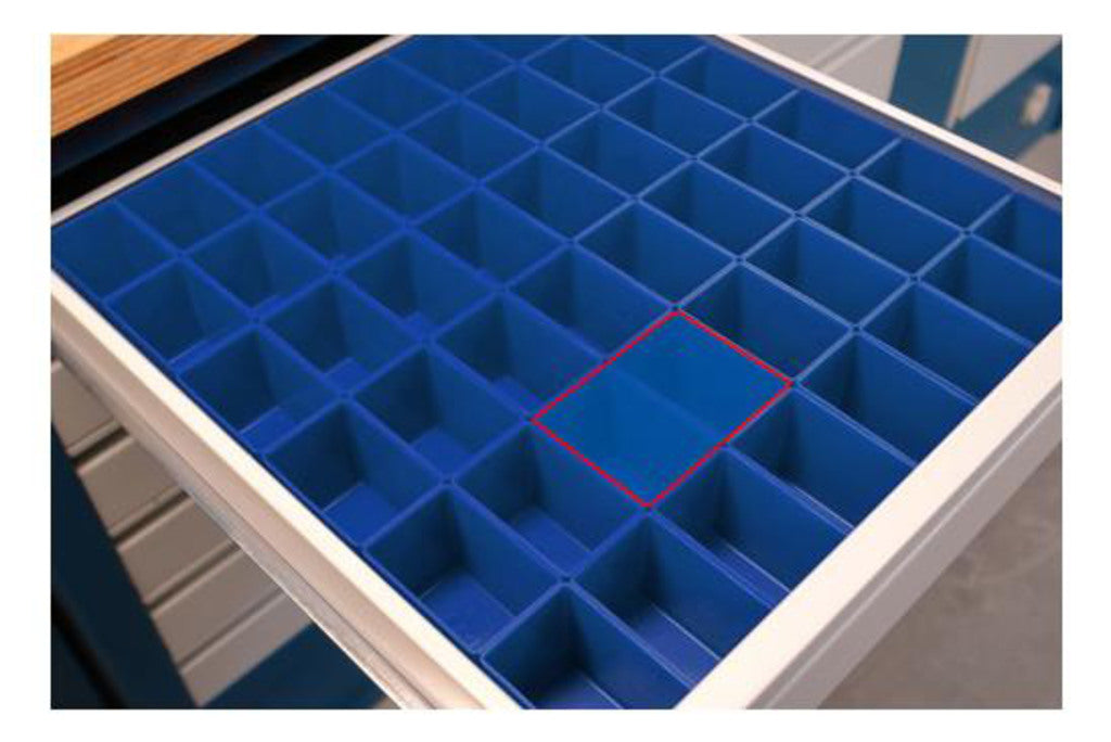 Raaco magad bakje a8-1 blauw 47x55x79 ds a 48