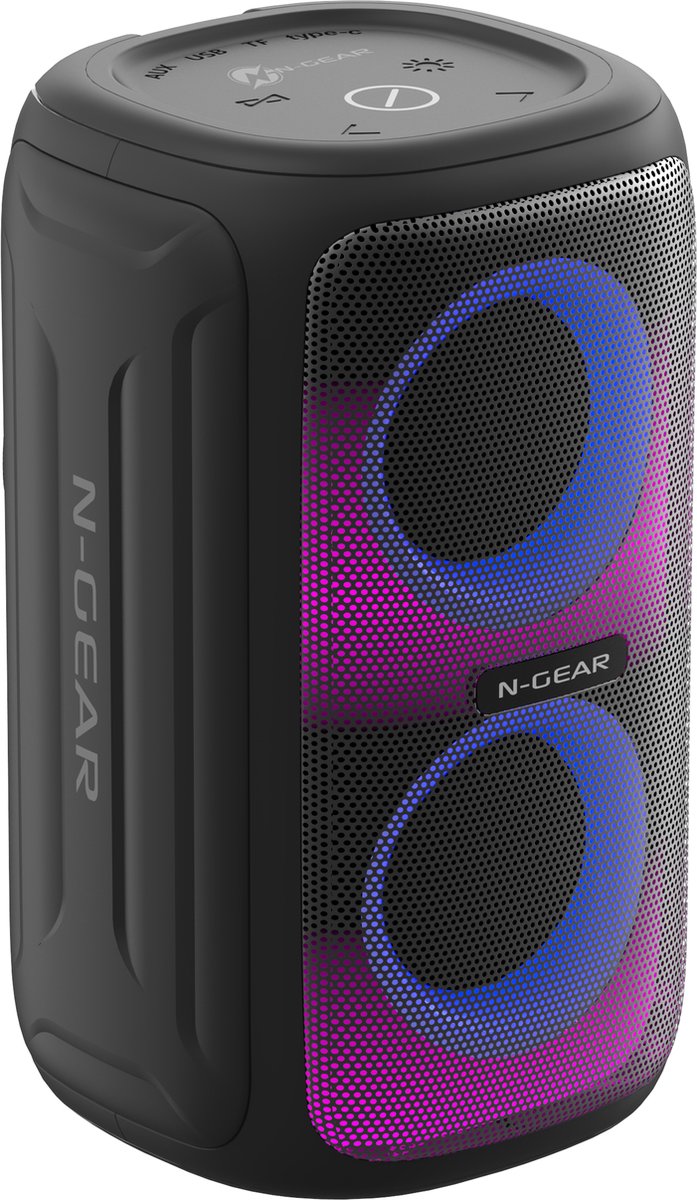 N-gear lgp juke 101 - bluetooth speaker - partybox - waterproof - zwart