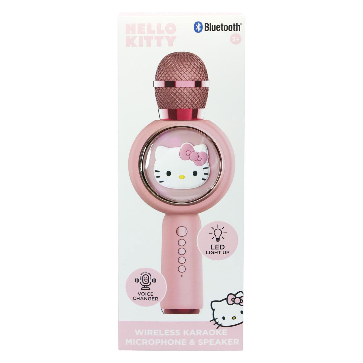 Otl technologies hello kitty bluetooth karaoke microfoon met ledverlichting