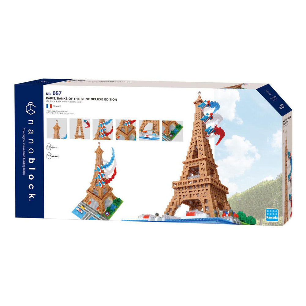 Bandai nanoblock bouwset oevers van de seine deluxe - 2500st.