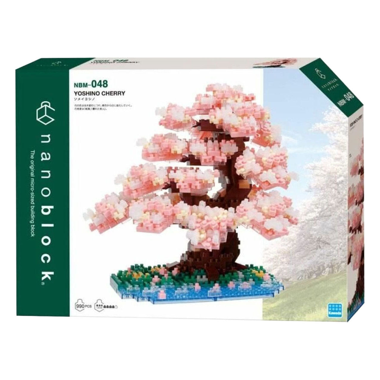 Bandai nanoblock bouwset luxe kersenbloesemboom - 990st.