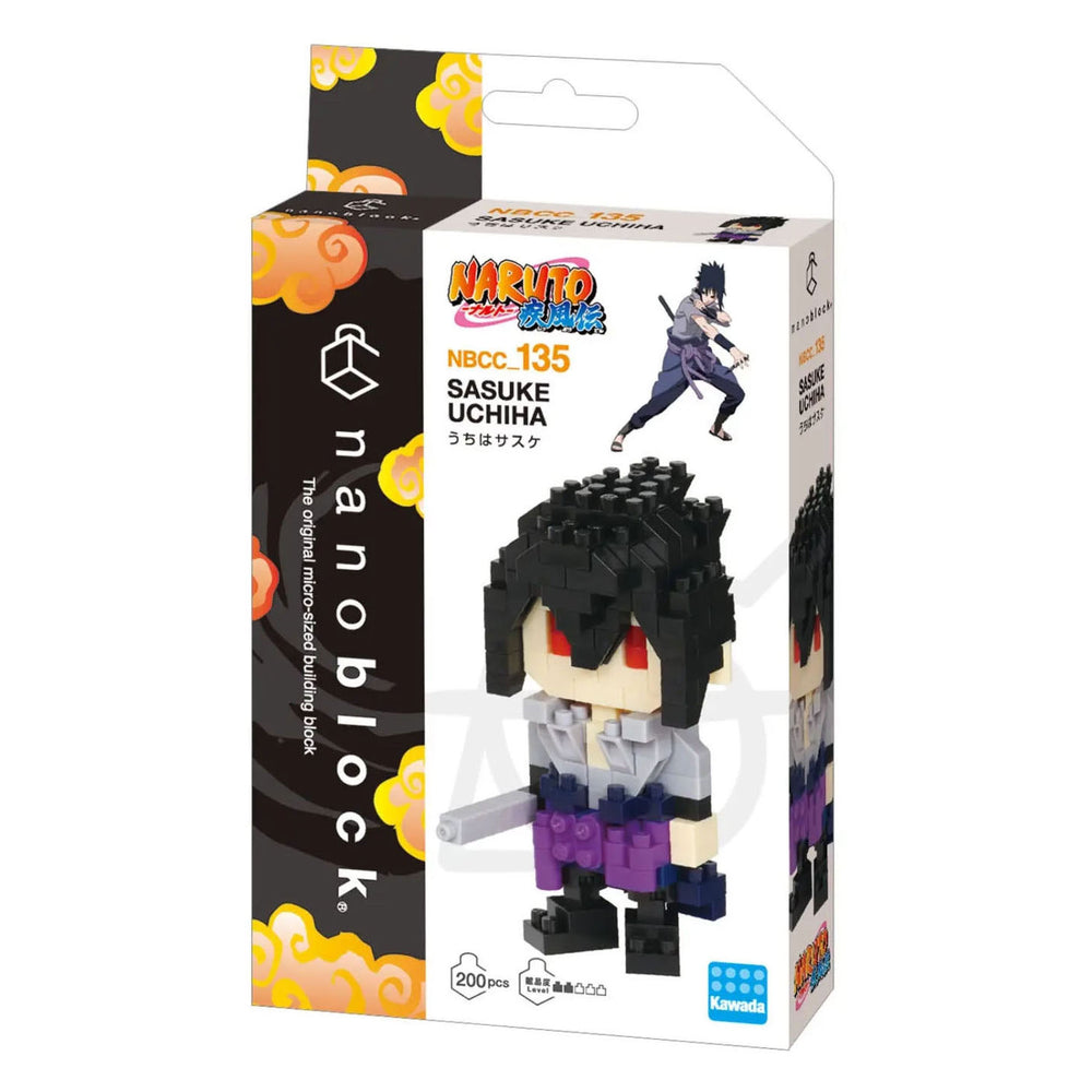 Bandai nanoblock bouwset naruto sasuke - 200st.