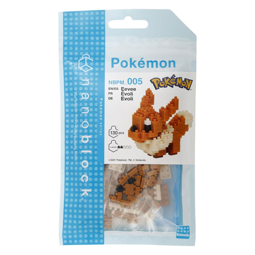 Bandai nanoblock bouwset pokémon eevee - 130st.