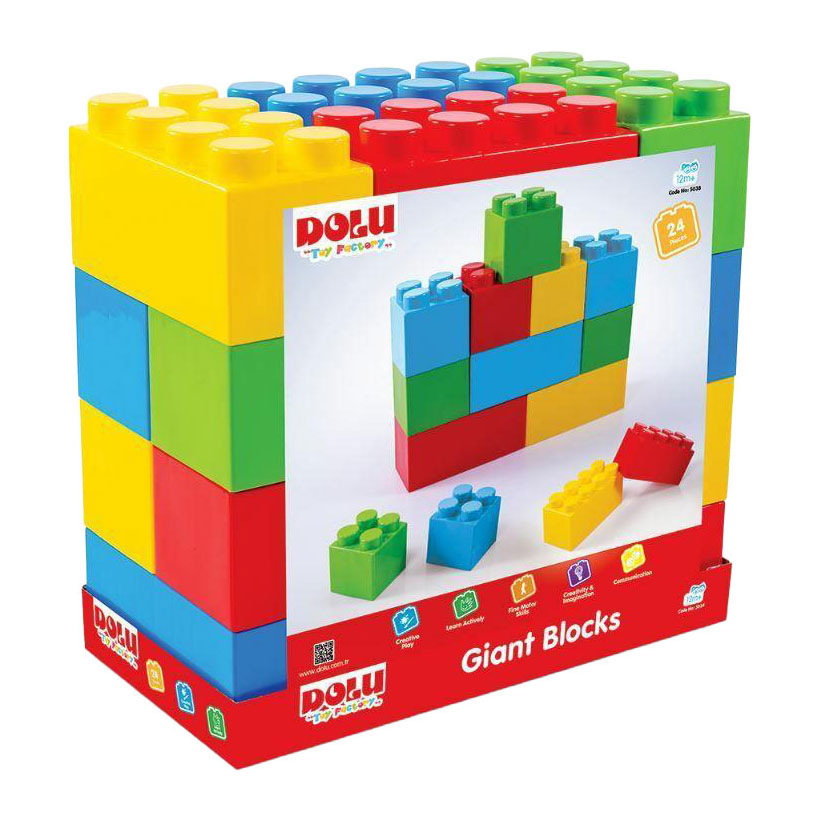 Dolu reuzenblokken 24 stuks