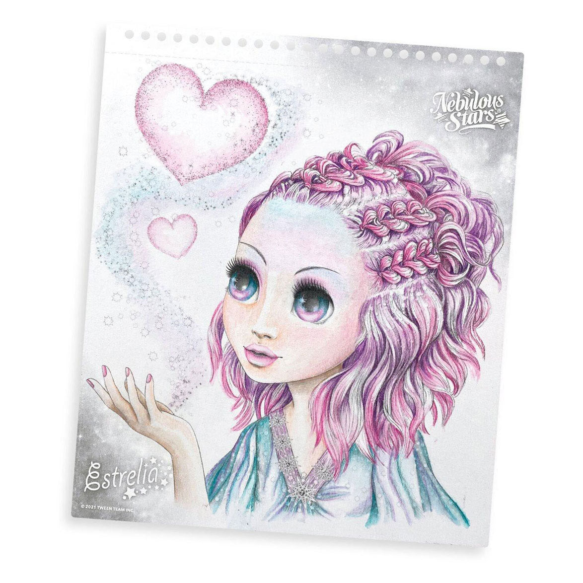 Nebulous stars aquarel set