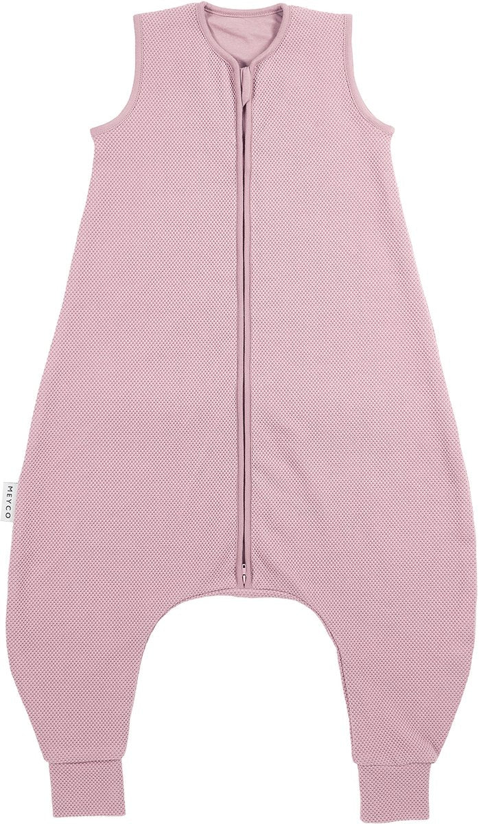 Meyco baby studio collection classic slaapoverall jumper - purple pink - 92cm - 1.0 tog