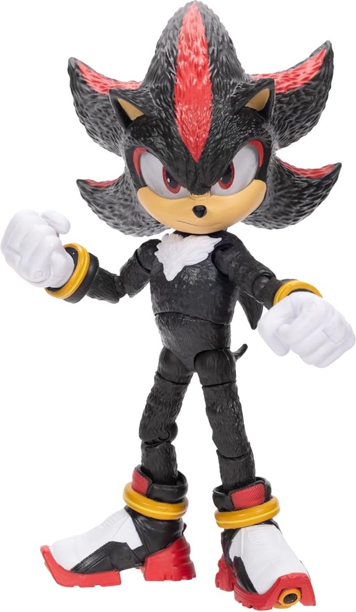 Jakks sonic movie, sonic the hedgehog-actiefiguren, 13 cm w1 shadow