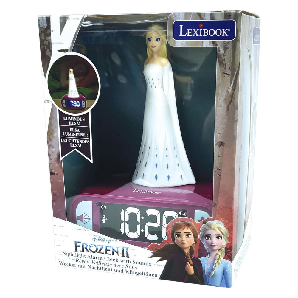 Disney frozen 3d digitale wekker met licht en geluid