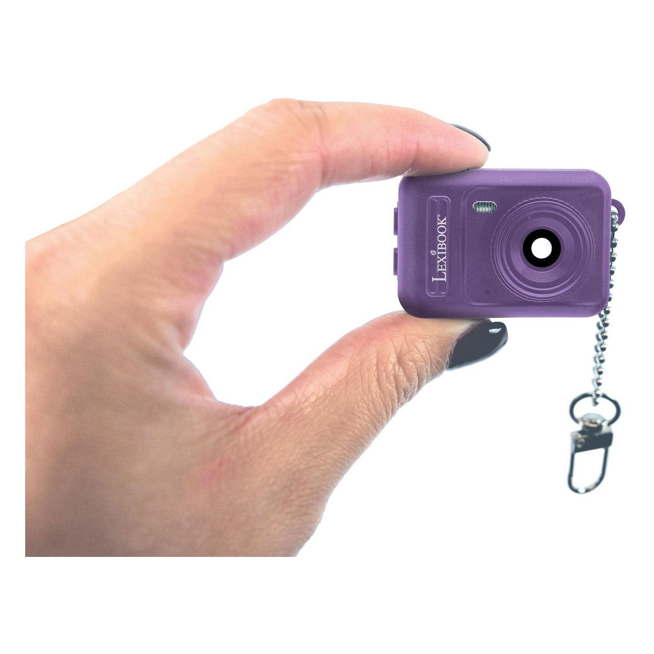 Lexibook sleutelhanger miniatuur digitale camera lichtroze met ingebouwd flashgeheugen