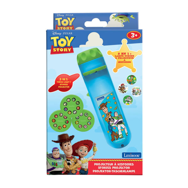 Lexibook toy story projectie-zaklamp met 24 plaatjes