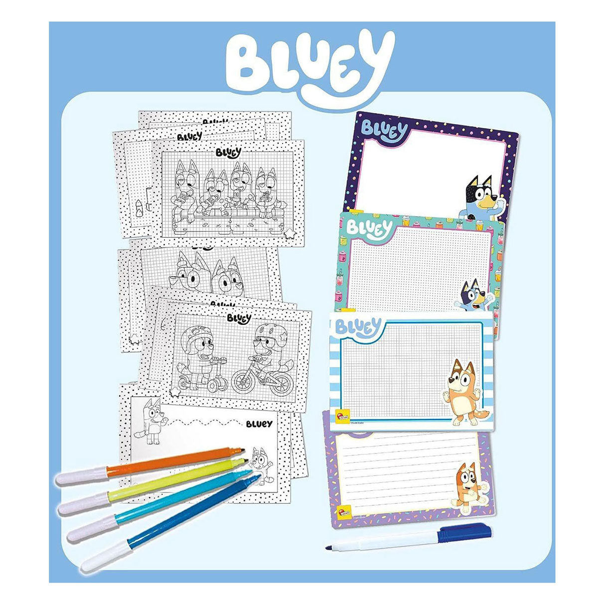 Lisciani bluey drawing school