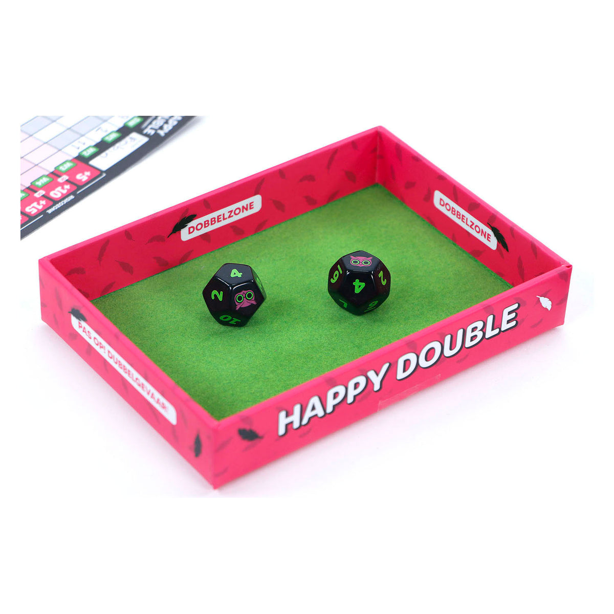 999games 999 games happy double dobbelspel (nederlands, 2 - 8 spelers, 20 minuten, vanaf 8 jaar)