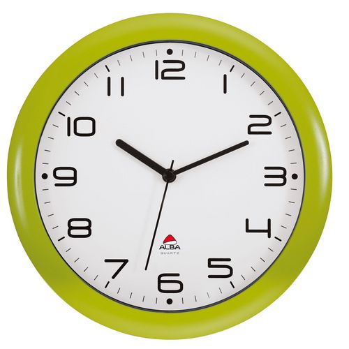 Wandklok alba hornewv 30 cm groen