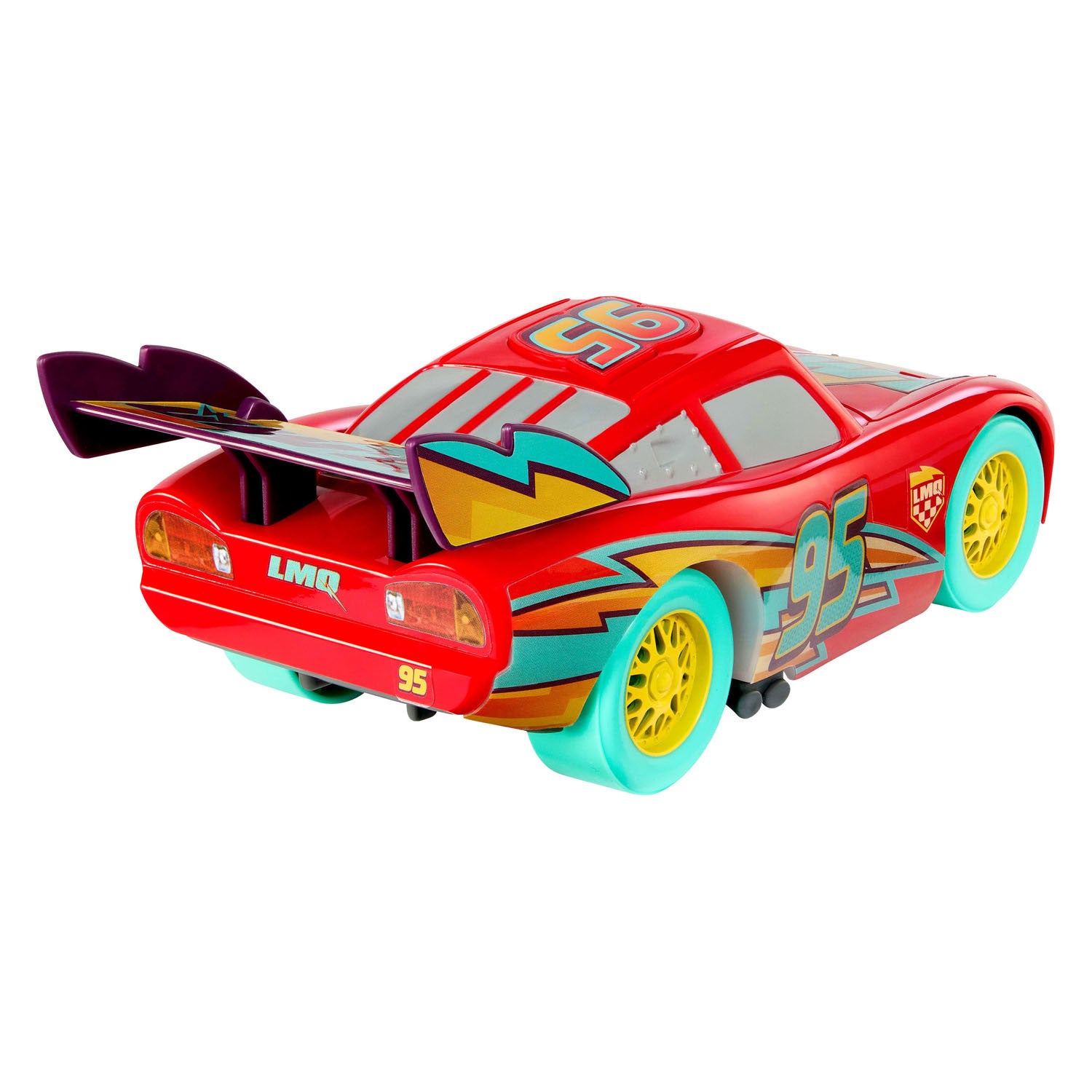 Mattel disney en pixar cars race om bliksem mcqueen te vieren - met licht en geluid