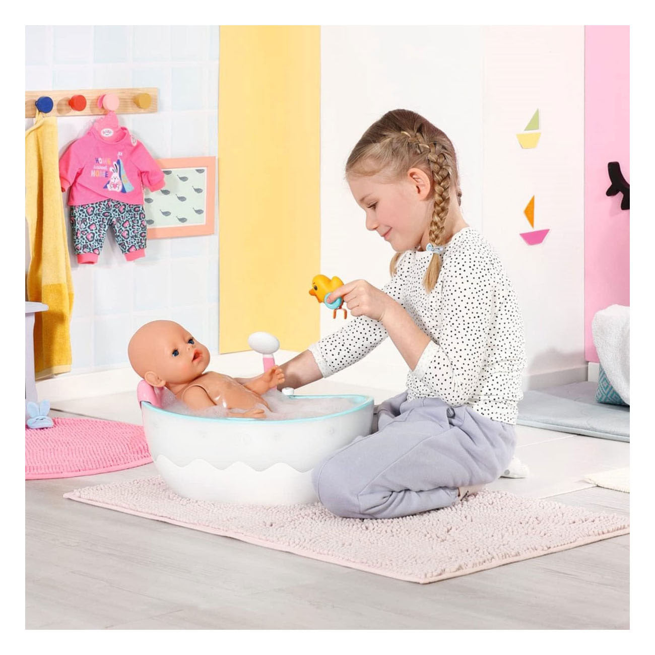 Zapf creation baby born bad met licht en geluid