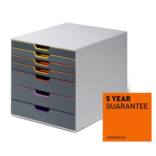 Ladenblok durable 760727 stapelbaar a4,c4, folio grijs