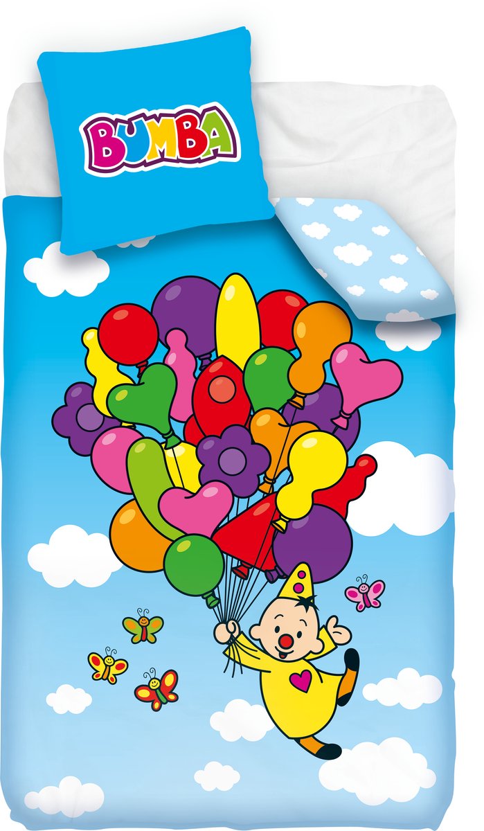 Studio 100 bumba dekbedovertrek - ballonnen 140x200 cm