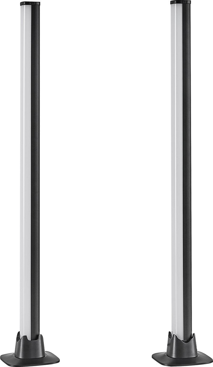 Rl live your light reality boy tafellamp - zwart - incl. 2x led rgb 5w - dynamisch licht - geintegreerde dimmer - memory functie - afstandsbediening - rgb-kleurwisselaar - sound bediening
