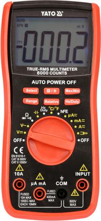Yato universele digitale meter 73085true rms