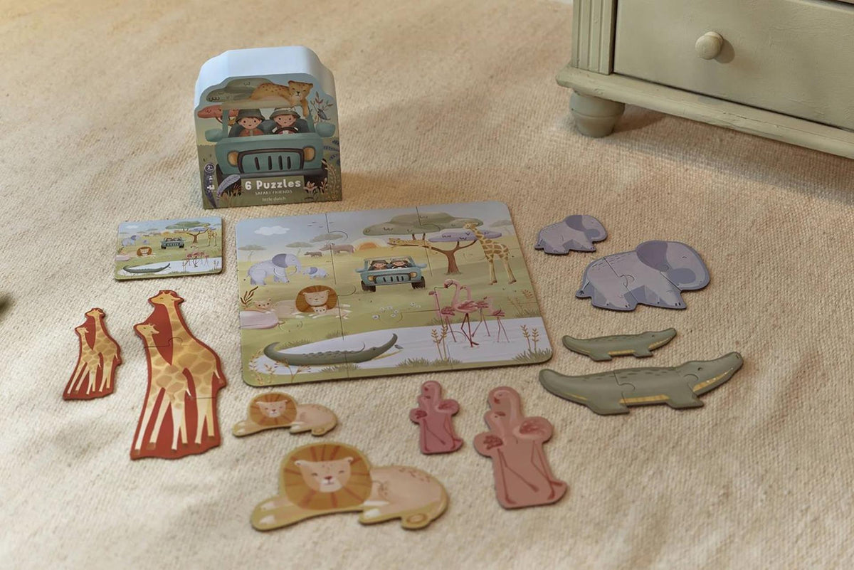 Little dutch safari friends puzzel fsc