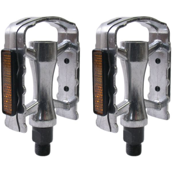 Marwi pedaalset sp-610 aluminium - zilver (werkplaatsverpakking)