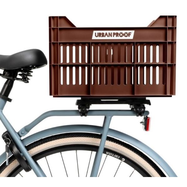 Dutchperfect urbanproof krat click 30l rpet donkerbruin