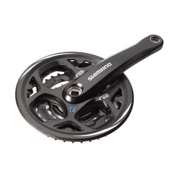 Pédalier 7 8 vitesses Shimano Altus FC-M311 42 32 22T avec Plateau - Noir