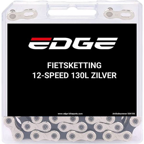 Chaîne 12 vitesses Edge 130 maillons - argent