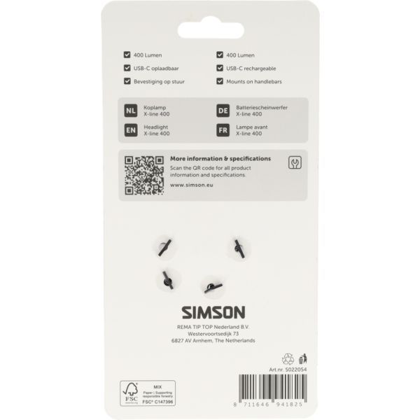 Simson koplamp aurora x-line 400