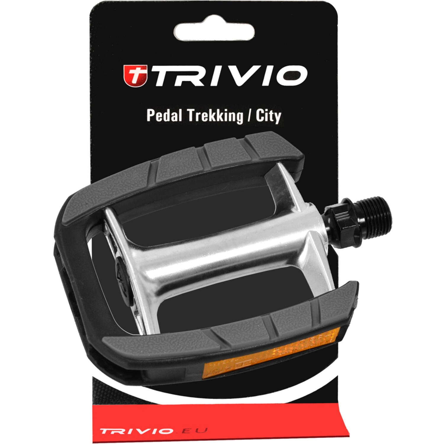 Trivio - fietspedalen trekking ultra light anti-slip zwart