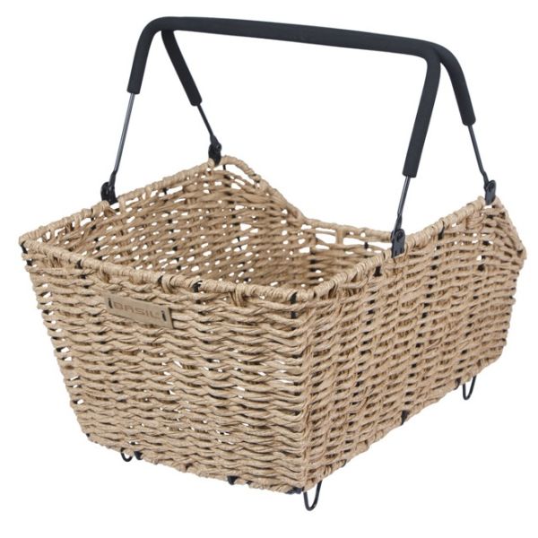 Basil fietsmand cento rotan look multi systeem 40 x 25 x 12 cm - zeegras
