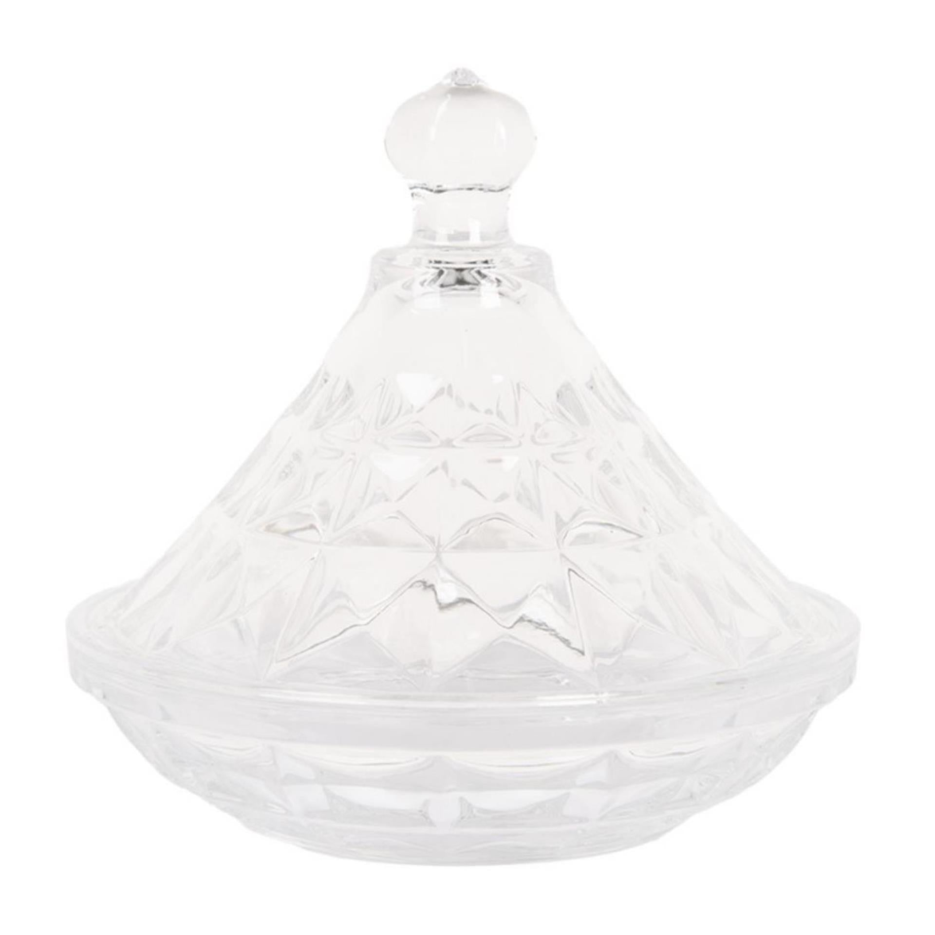 Clayre eef voorraadpot glas ø13x12cm