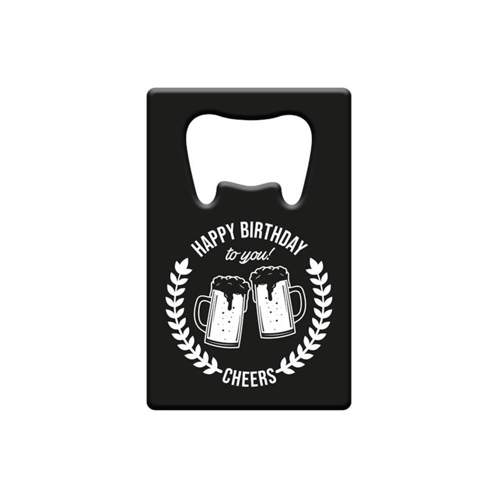 Paperdreams flesopener metaal - happy birthday