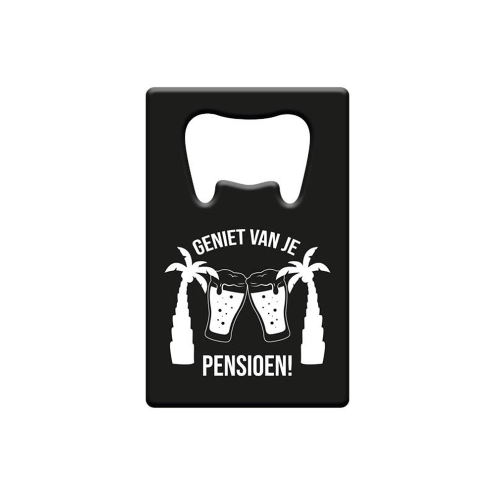 Paperdreams flesopener metaal - pensioen