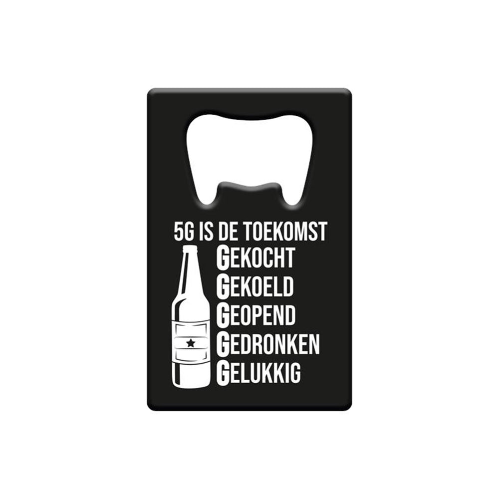 Paperdreams flesopener metaal - 5g is de toekomst
