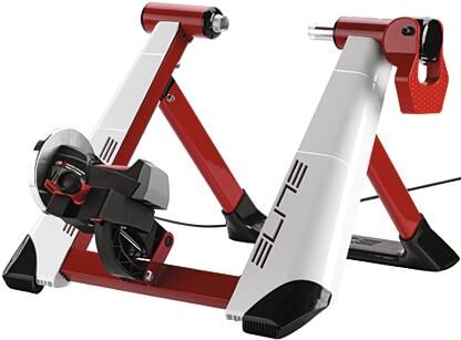Elite fietstrainer novo force indoor trainer novo force white red