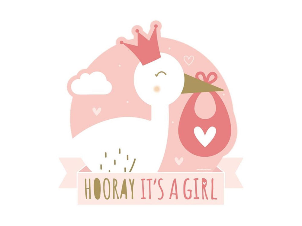 Paperdreams huldeschild - newborn baby girl