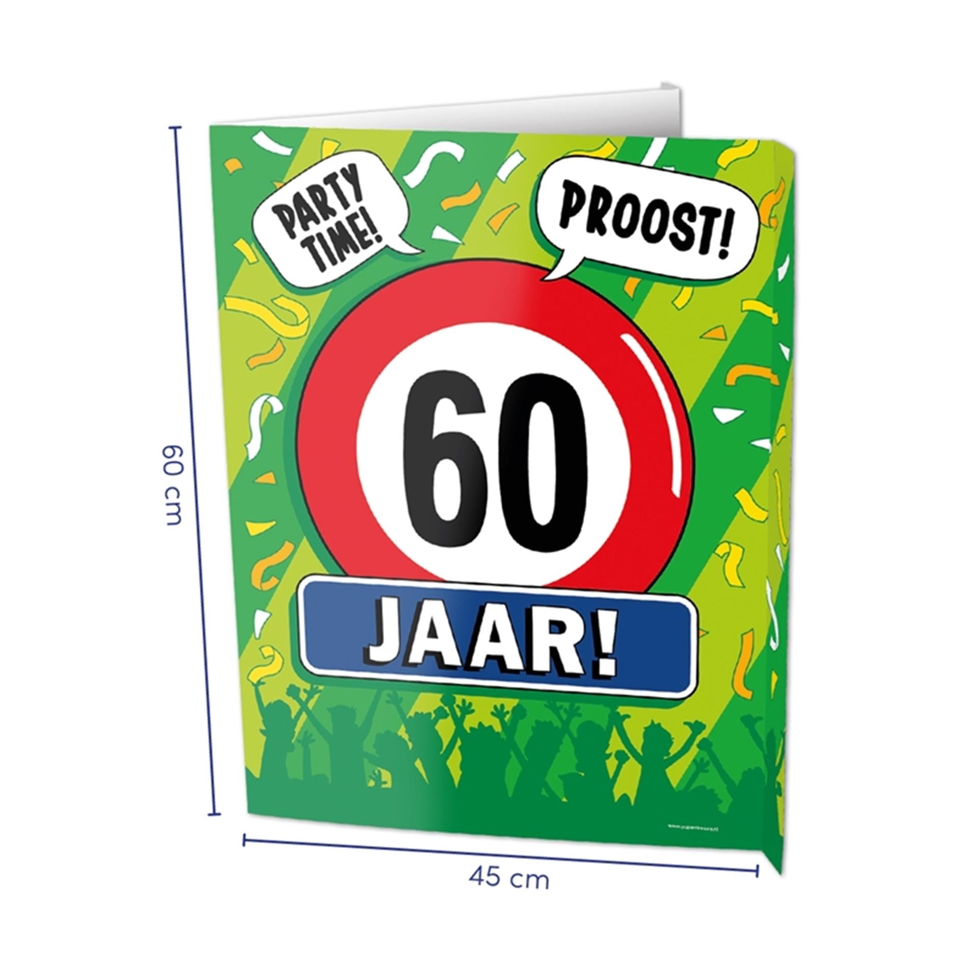 Paperdreams window signs - 60 jaar